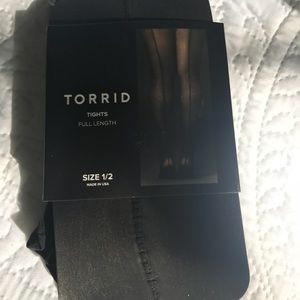 Torrid Black Back-Seam Stockings - NWT